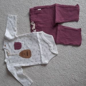 Organic Cotton two-piece matching set